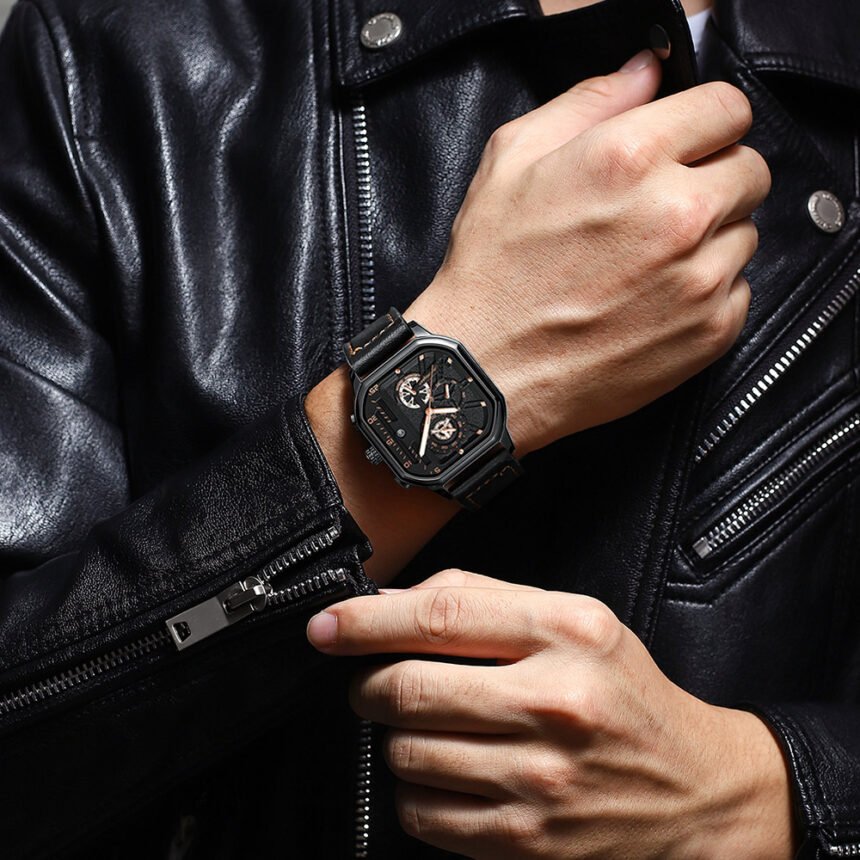 New Luxury Men Watch Fashion Casual Leather Quartz Watches