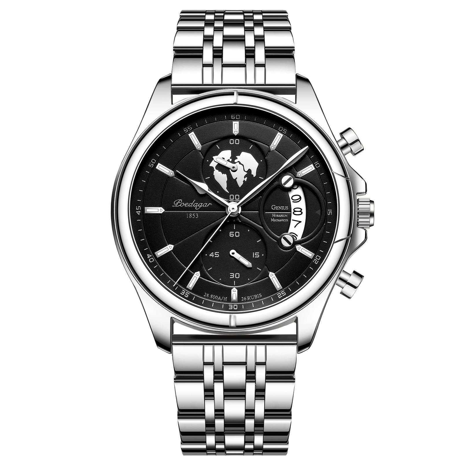 Silver / Black