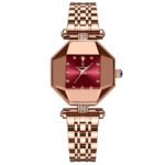 Poedagar 368 Dameshorloge Mode Luxe Roestvrijstalen Vlekbestendig Kwartshorloges Zwitsers Topmerk Roségoud Dameshorloge Cadeau
