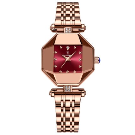 Poedagar 368 Dameshorloge Mode Luxe Roestvrijstalen Vlekbestendig Kwartshorloges Zwitsers Topmerk Roségoud Dameshorloge Cadeau