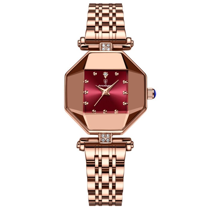 Reloj Poedagar 368 para mujer, de lujo, de acero inoxidable