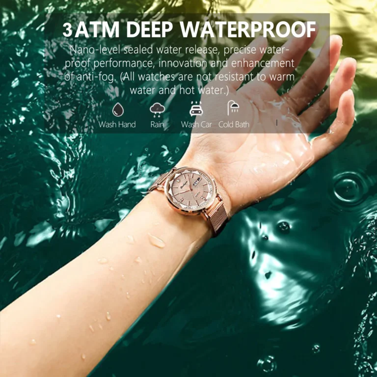 Poedagar 3013 Luxury Women Bracelet Quartz Watches For Women Casual Waterproof Luminous Mesh Stainless Steel Ladies Wristwatches High Quality - Image 3