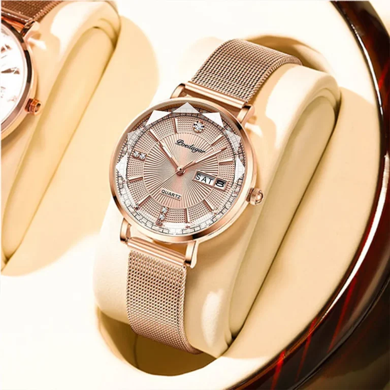 Poedagar 3013 Luxury Women Bracelet Quartz Watches For Women Casual Waterproof Luminous Mesh Stainless Steel Ladies Wristwatches High Quality - Image 6