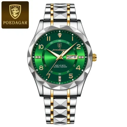 MEGIR Orologio Uomo Sportivo Al Quarzo Con Cronografo E Data, Cassa 42 Mm, Cinturino Silicone Blu