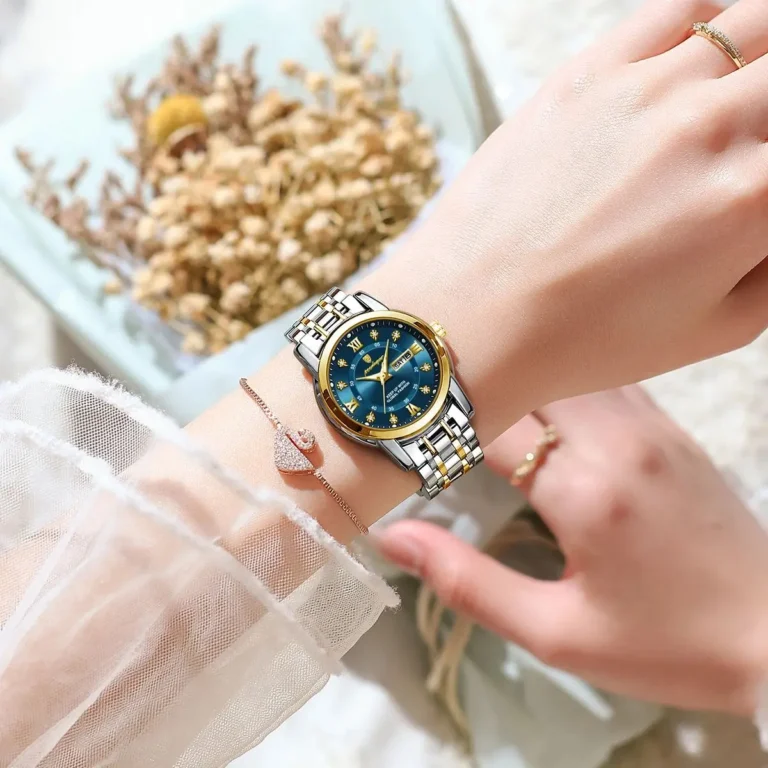 POEDAGAR 769 Luxury Women Wristwatch Luxury Quartz Ladies Watch Waterproof Stainless Steel Luminous Date Week Women's Watches Dress Clock - Image 6