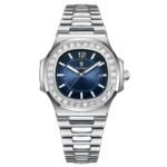 POEDAGAR 918 Luxury Man Quartz Watch Square Watch For Men Waterproof Luminous Date Stainless Steel Men's Watches Sports Clock Homage Watch reloj