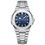 POEDAGAR 613 Top-Marke Luxusmarke Herrenuhr Sport Wasserdicht Leuchtend Datum Herren Armbanduhr Quadratisches Zifferblatt Quarz Herrenuhren Hochwertige Hommage-Uhr