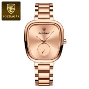 POEDAGAR 783 Luxury Watch for Woman Waterproof Stainless Steel Quartz Ladies Watch High Quality Women's Watches Elegant Female Clock - 783 Rose Gold Gold
