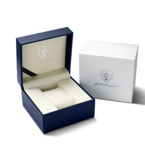POEDAGAR Premium Watch Box Case for Men Luxury Watch Gift Box for Him Box+Bag