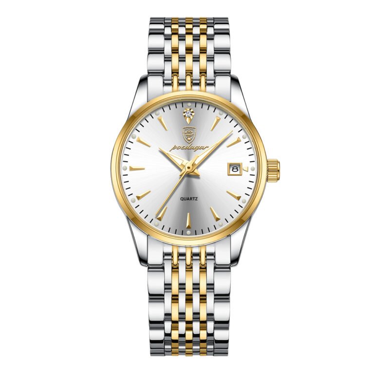 POEDAGAR women's two-tone watch
