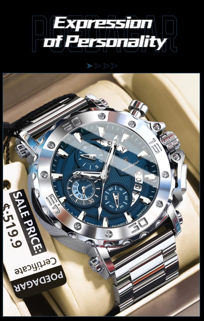 Poedagar 892 Men's Watch description image 3