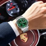 POEDAGAR 673 Luxury Watch For Man Stainless Steel Date Week Quartz Men Clock Waterproof Luminous Military High Quality Men's Watches - Image 7