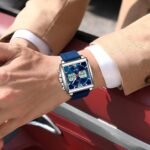 POEDAGAR E109 Luxury Top Man Watch Electronic Square LED Alarm Chronograph Men's Watches Week Date Dual Time Display Men Quartz Clock - Image 8