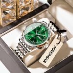 POEDAGAR 673 Luxury Watch For Man Stainless Steel Date Week Quartz Men Clock Waterproof Luminous Military High Quality Men's Watches - Image 10