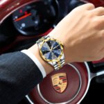 POEDAGAR 674 Luxury Watch For Man Stainless Steel Date Week Quartz Men Clock Waterproof Luminous Military High Quality Men's Watches - Image 7