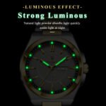 POEDAGAR 896 Fashion Classic Men Wristwatches Stainless Steel Waterproof Luminous Man Watch Date Week Quartz Business Men's Watches - Image 5