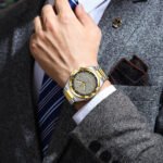 POEDAGAR 896 Fashion Classic Men Wristwatches Stainless Steel Waterproof Luminous Man Watch Date Week Quartz Business Men's Watches - Image 9