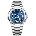 POEDAGAR 834 Best Luxury Man Quartz Watch Nice Square Watch For Men Waterproof Luminous Date Stainless Steel Men's Watches Sports Fitness Clock Homage Watch reloj