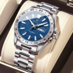 POEDAGAR 683 Luxury Watch For Man Stainless Steel Date Week Quartz Men Clock Waterproof Luminous Military High Quality Men's Watches - Image 2