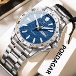 POEDAGAR 683 Luxury Watch For Man Stainless Steel Date Week Quartz Men Clock Waterproof Luminous Military High Quality Men's Watches - Image 10