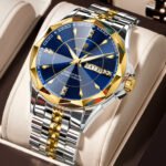 POEDAGAR 674 Luxury Watch For Man Stainless Steel Date Week Quartz Men Clock Waterproof Luminous Military High Quality Men's Watches - Image 2