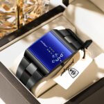 POEDAGAR 857 Top Rectangle Original Men Watch Waterproof Fashion Man Wristwatch Stainless Steel Quartz Sport Men's Watches - Image 2