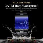 POEDAGAR 857 Top Rectangle Original Men Watch Waterproof Fashion Man Wristwatch Stainless Steel Quartz Sport Men's Watches - Image 4