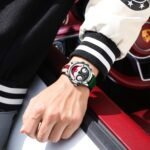 POEDAGAR 676 Clown Halloween Style Top Original Watch For Man Luxury High Quality Waterproof Man Wristwatch Quartz Leather Men's Sports Watches Male Reloj - Image 8