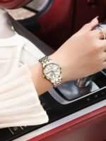 ​POEDAGAR 503 Luxury Elegant Woman's Watches Luminous Waterproof Stainless Steel Ladies Wristwatch Quartz Week Date Women Watch Reloj - Image 5