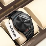 POEDAGAR 830 Fashion High Quality Men Clock Date Week Waterproof Watch For Man Quartz Stainless Steel Luxury Men's Watches Reloj - Image 3