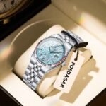 ​POEDAGAR 502 Casual Women's Watches Luxury Stainless Steel Date Watch For Woman Luminous Waterproof Quartz Fashion Ladies Wristwatch - Image 2