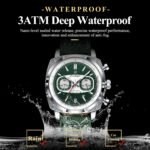 POEDAGAR 838 Original Fashion Men Clock Luminous Waterproof Chronograph Date Watch For Man Luxury Leather Quartz Men's Watches Reloj - Image 6