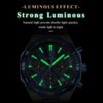 POEDAGAR 697 Top Luxury Man Wristwatch Date Waterproof Luminous Chronograph Watch For Men Stainless Steel Men's Quartz Watches Reloj - Image 7