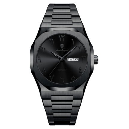 POEDAGAR 830 Fashion High Quality Men Clock Date Week Waterproof Watch For Man Quartz Stainless Steel Luxury Men's Watches Reloj