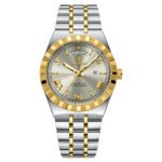 POEDAGAR 675 Fashion Business Men's Watch Luminous Waterproof Week Date Luxury Man Wristwatch Stainless Steel Quartz Watches For Men