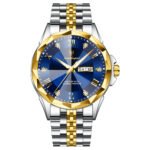 POEDAGAR 698 Fashion Luxury Men Watch Top Original Waterproof Luminous Date Week Man Wristwatch Stainless Steel Quartz Men's Watches