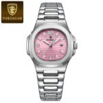 POEDAGAR 708 Square Fashion Woman Watch Luminous Waterproof Data Ladies Watch Luxury High Quality Quartz Women's Watches Reloj
