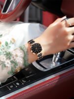 ​POEDAGAR 505 Fashion Women Watches Relogio Feminino Luxury Rose Gold Watch Ladies Quartz Wrist Watch Ceramic Strap Clock Reloj - Image 8