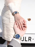 POEDAGAR 852 + 3078 Top Fashion Watches For Couple Waterproof Date Week Couple's Watches Quartz Stainless Steel Couple Watch Lovers Set+Box - Image 11