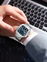 POEDAGAR 672 Classic Business Square Men's Watch Luminous Waterproof Week Date Luxury Man Wristwatch Stainless Steel Quartz Watches For Men - Image 11