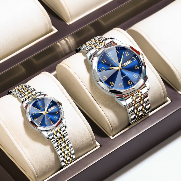 POEDAGAR 852 + 3078 matching watch set