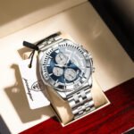 ​POEDAGAR 695 Watches for Men Sports Quartz Fashion Stainless Steel Mens Watch Luxury Brand Casual Chronograph Male Clock - Image 3