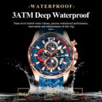 POEDAGAR 898  Luxury Military Men Watch Calendar Chronograph Waterproof Luminous Man Wristwatch Fashion Silicone Quartz Men's Watches - Image 5