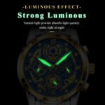 POEDAGAR 984 Fashion Business Men's Watch Luminous Waterproof Week Date Luxury Man Wristwatch Stainless Steel Quartz Watches For Men - Image 9