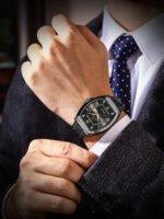 POEDAGAR 958 Waterproof Luminous Wine Barrel Shaped Quartz Watch Calendar Business Watch Reloj - Image 8