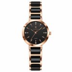 ​POEDAGAR 505 Fashion Women Watches Relogio Feminino Luxury Rose Gold Watch Ladies Quartz Wrist Watch Ceramic Strap Clock Reloj