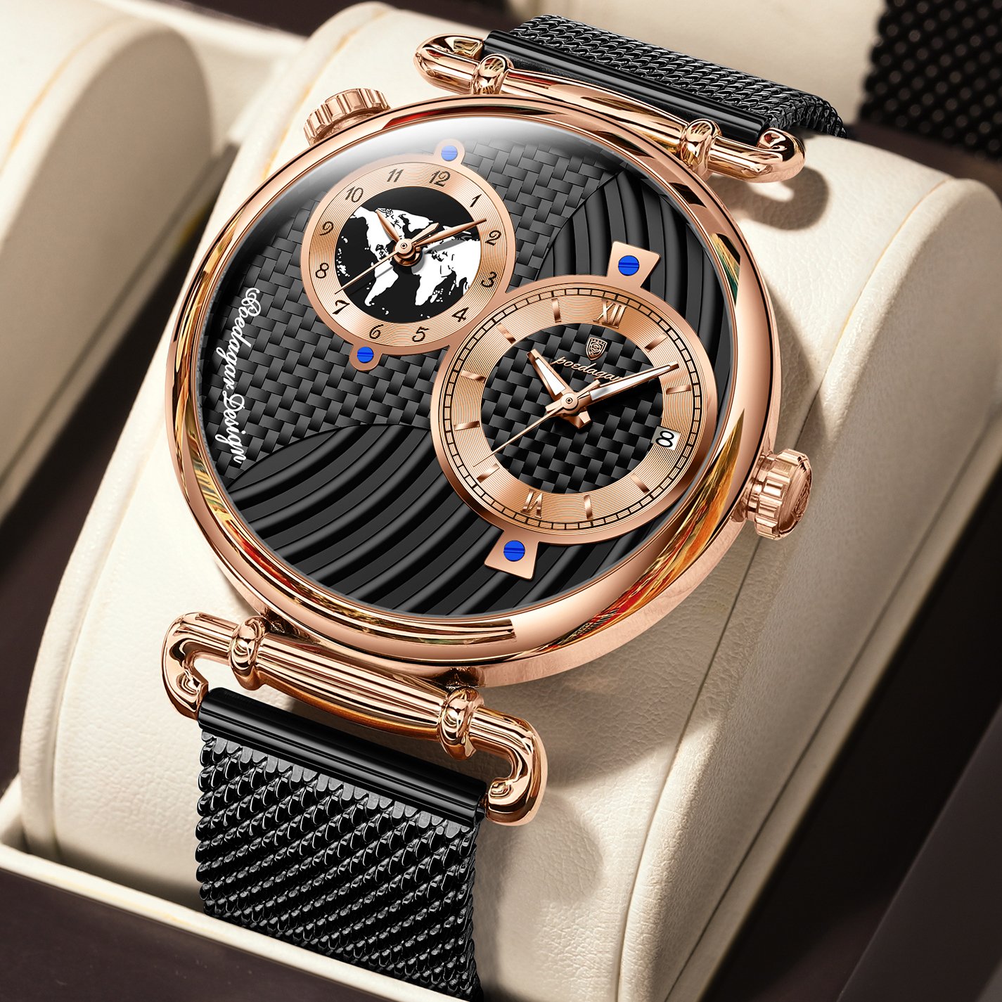 Rose Gold / Black