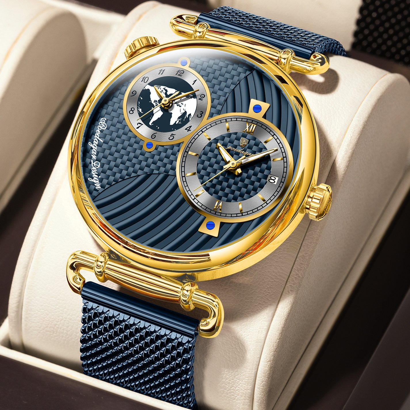 Gold / Blue