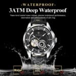 POEDAGAR 1427 High Quality Luxury Men Watch Fashion Hollow Tourbillon Man Clock Automatic Mechanical Leather Men's Watches Male Reloj - Image 10