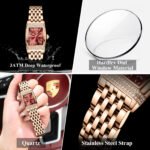 POEDAGAR 799 Luxury Original Woman Watch Waterproof Stainless Steel Fashion Ladies Watch Elegant High Quality Quartz Women's Watches - Image 3